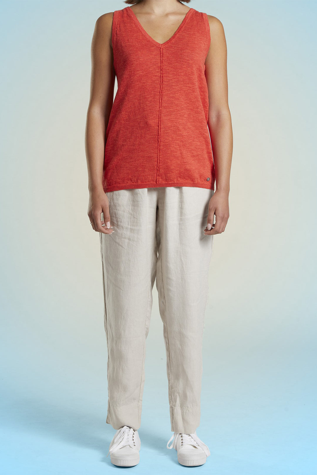 Mat De Misaine Jumper Sleeveless Tuilpe Red Tao Deb-564 - Shirley Allum Boutique