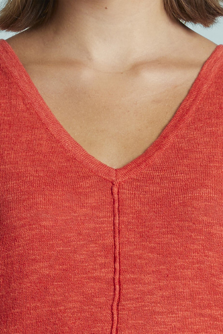 Mat De Misaine Jumper Sleeveless Tuilpe Red Tao Deb-564 - Shirley Allum Boutique