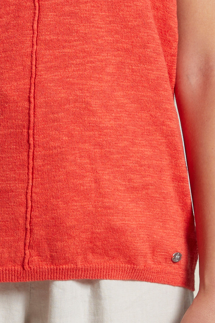 Mat De Misaine Jumper Sleeveless Tuilpe Red Tao Deb-564 - Shirley Allum Boutique