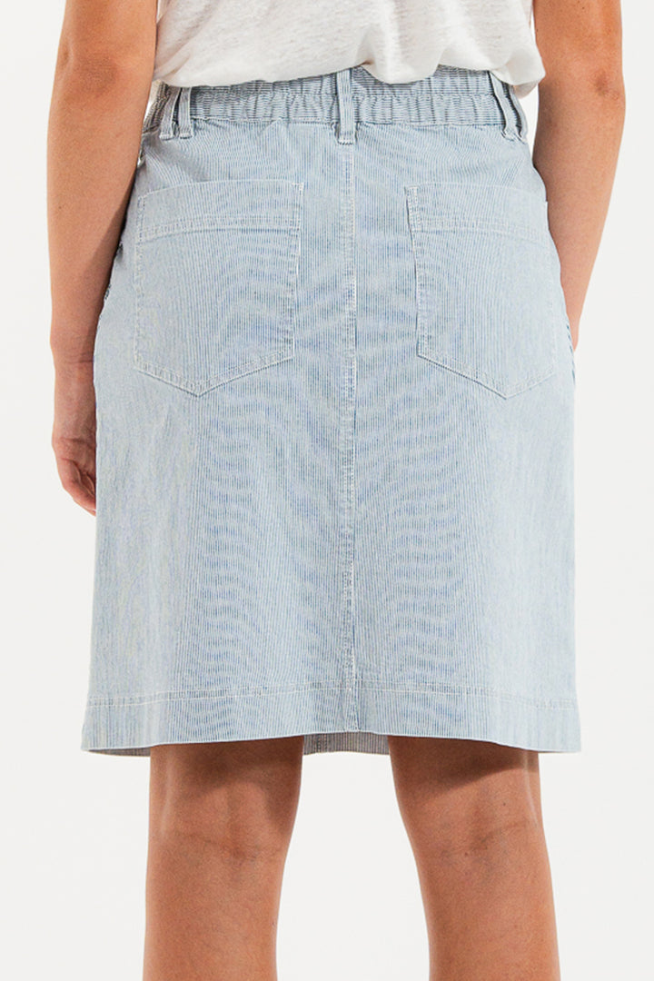 Mat De Misaine Jupon 11785 Raye Navy Stripe Skirt