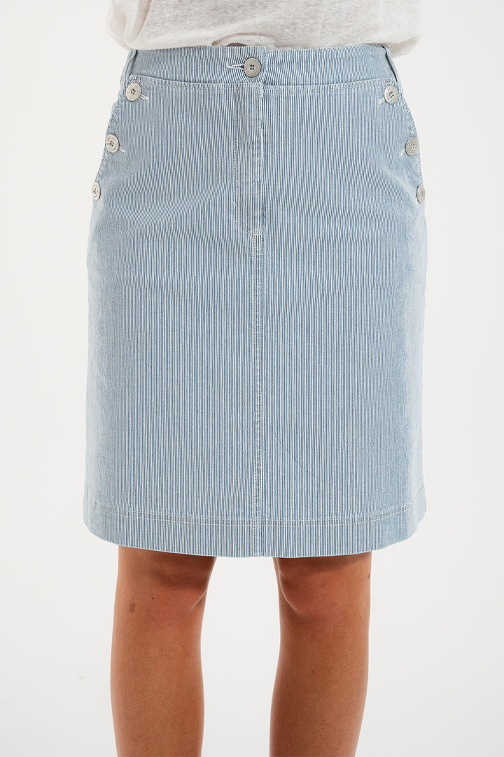 Mat De Misaine Jupon 11785 Raye Navy Stripe Skirt