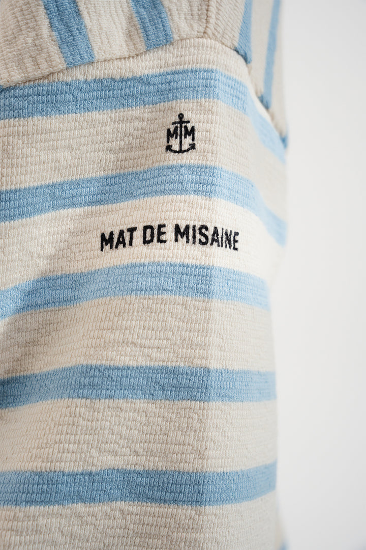 Mat De Misaine Maki Calcaire Eden Blue Stripe Jumper 15294 619RG