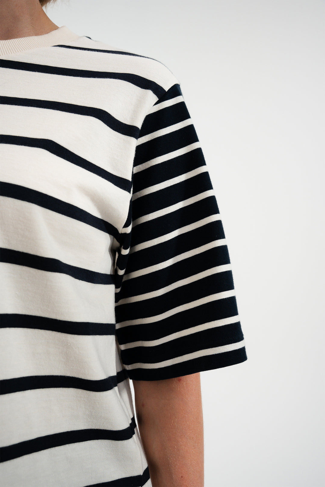 Mat De Misaine Medina 688GRG Ecru Marine Navy Stripe Jumper