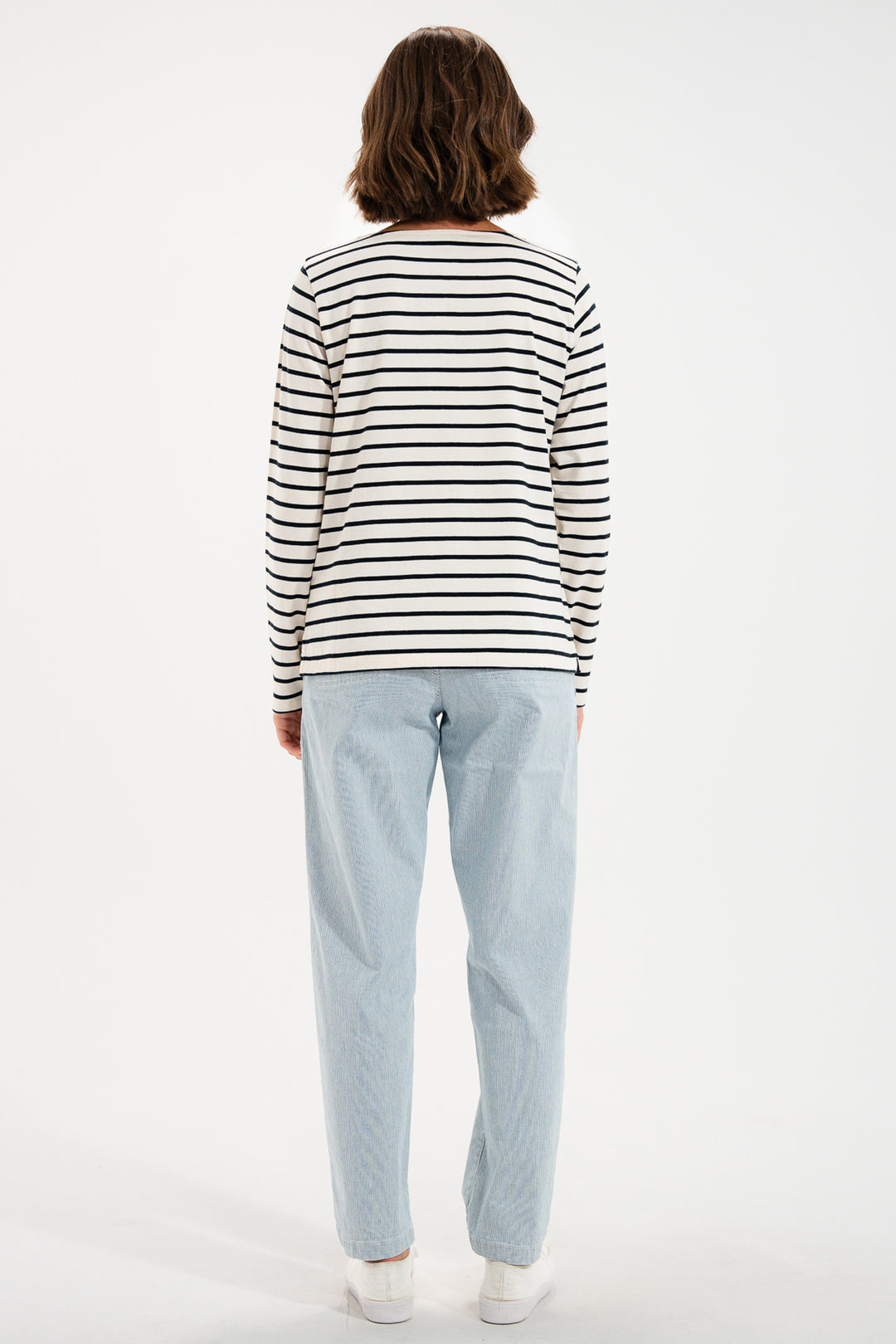 Mat De Misaine Mistral 688RNCG Ecru Marine Navy Stripe Jumper
