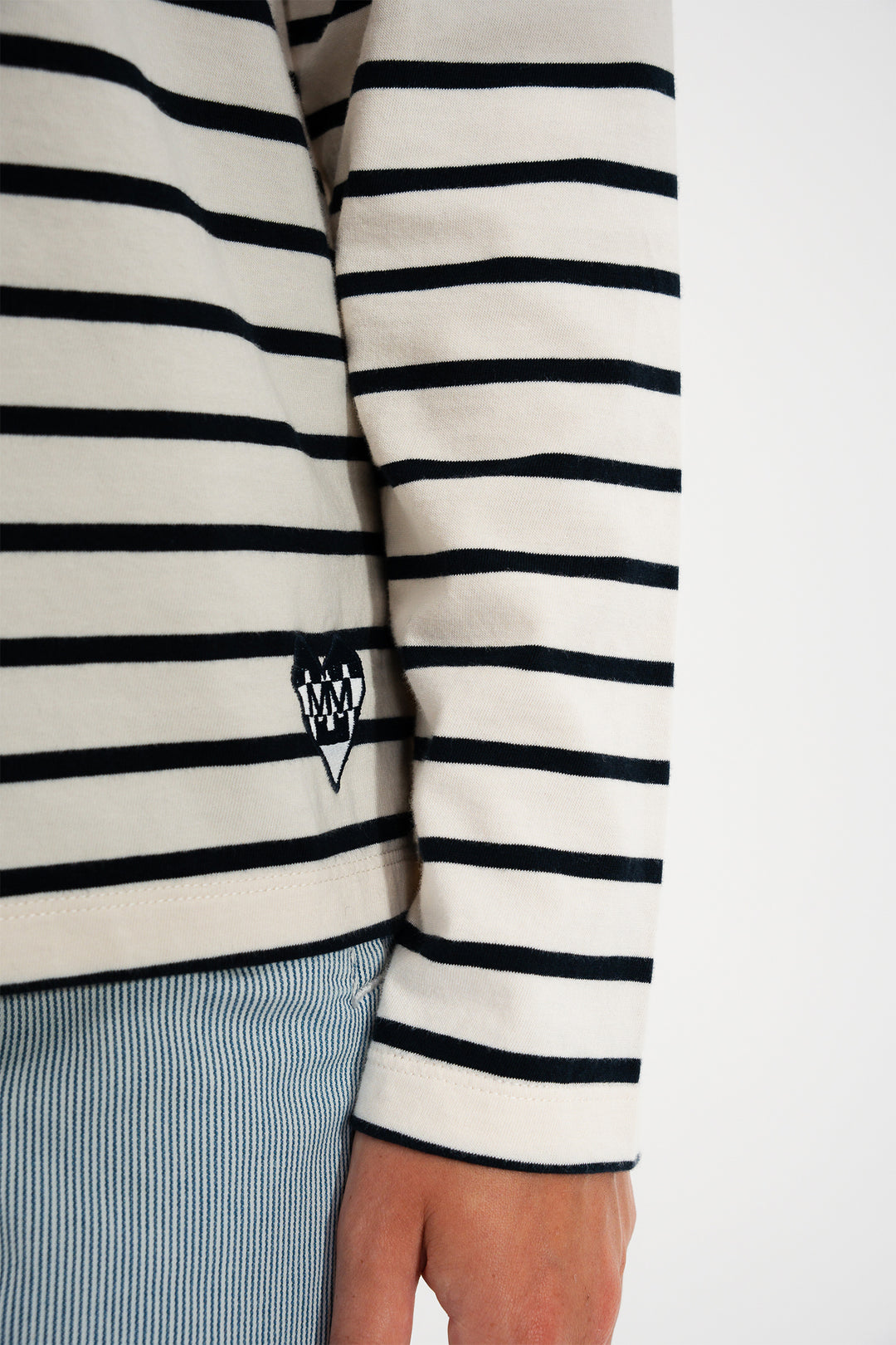 Mat De Misaine Mistral 688RNCG Ecru Marine Navy Stripe Jumper