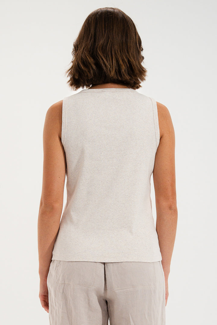 Mat De Misaine Mora Ivoire Chine Sleeveless Cardigan SM-603