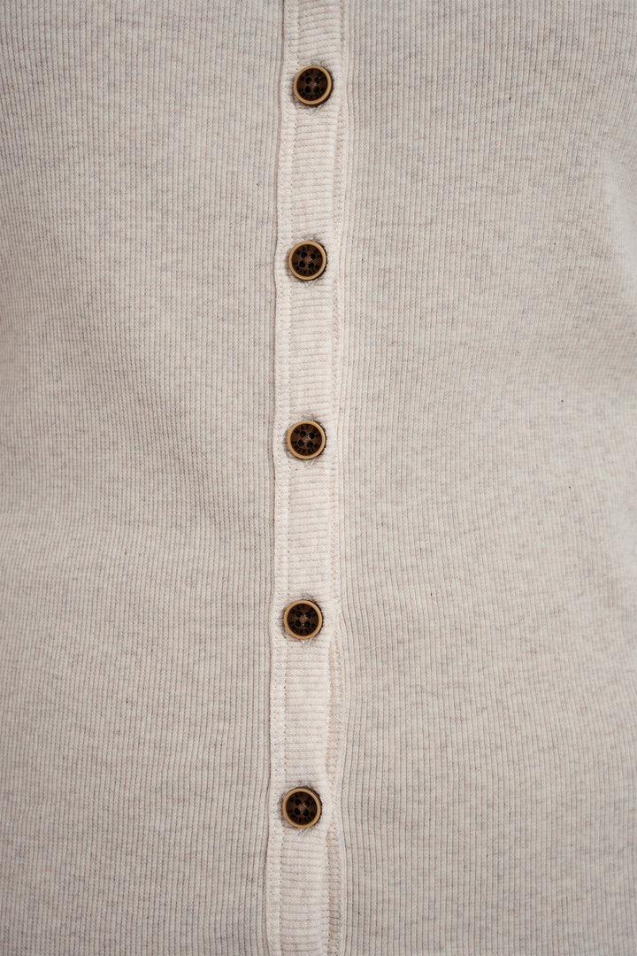 Mat De Misaine Mora Ivoire Chine Sleeveless Cardigan SM-603