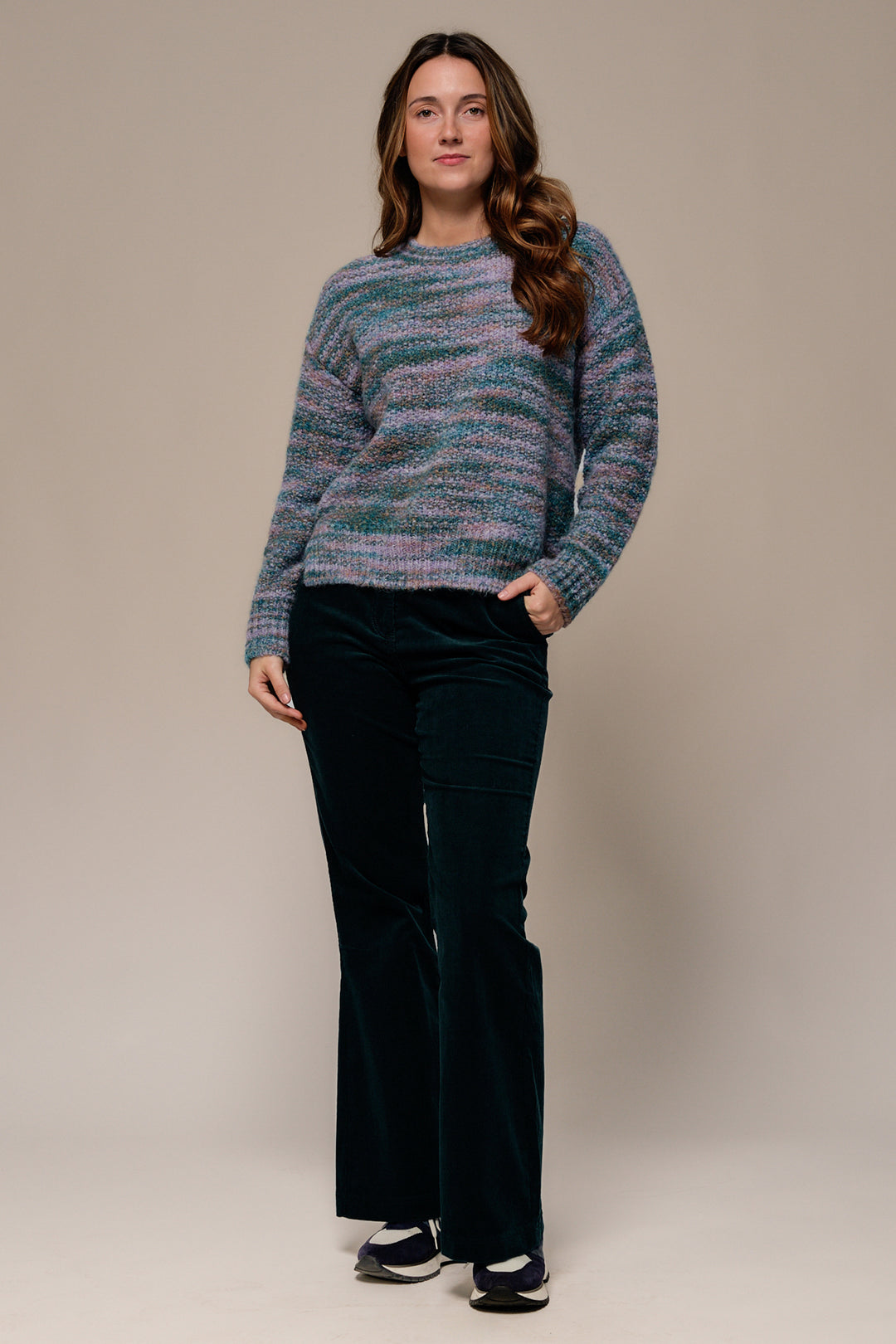 Mat de Misaine Mouline Cypres Multicolour Jumper TOLIMA-531, front full length