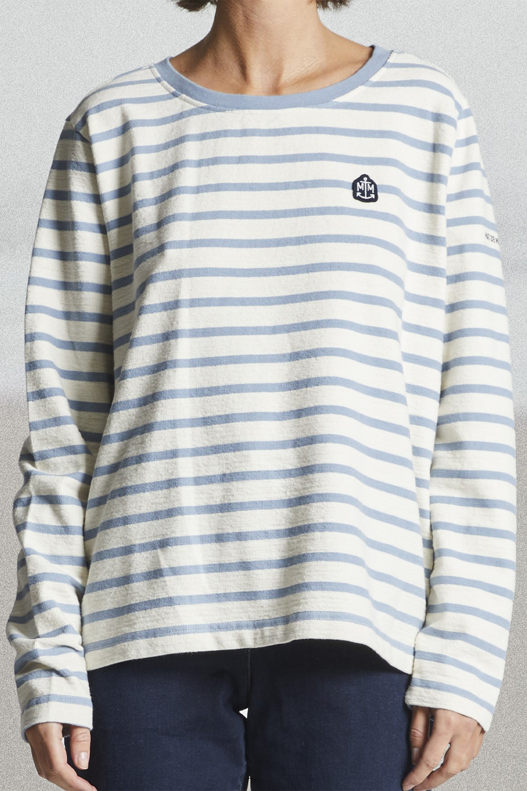 Mat de Misaine Myra Calcaire Arctique Stripe Top 25H-MYRA-619RG 15293 - Shirley Allum Boutique