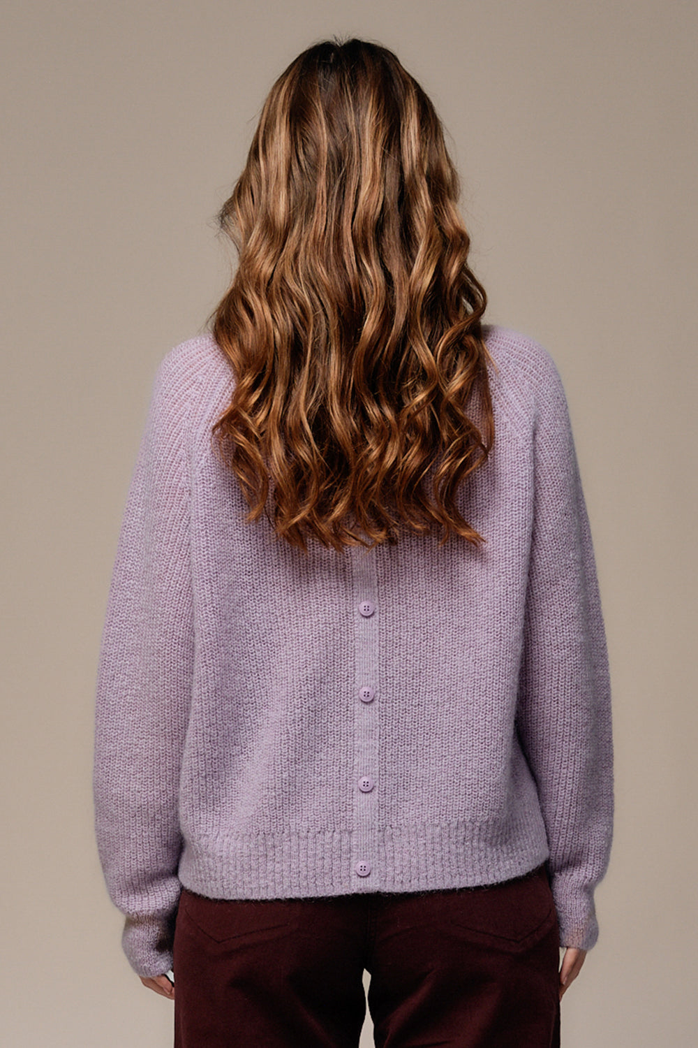 Mat de Misaine Parme Purple Jumper TOPAZO-545, back view