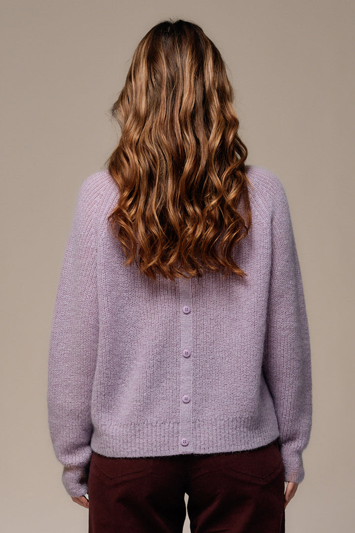 Mat de Misaine Parme Purple Jumper TOPAZO-545, back view
