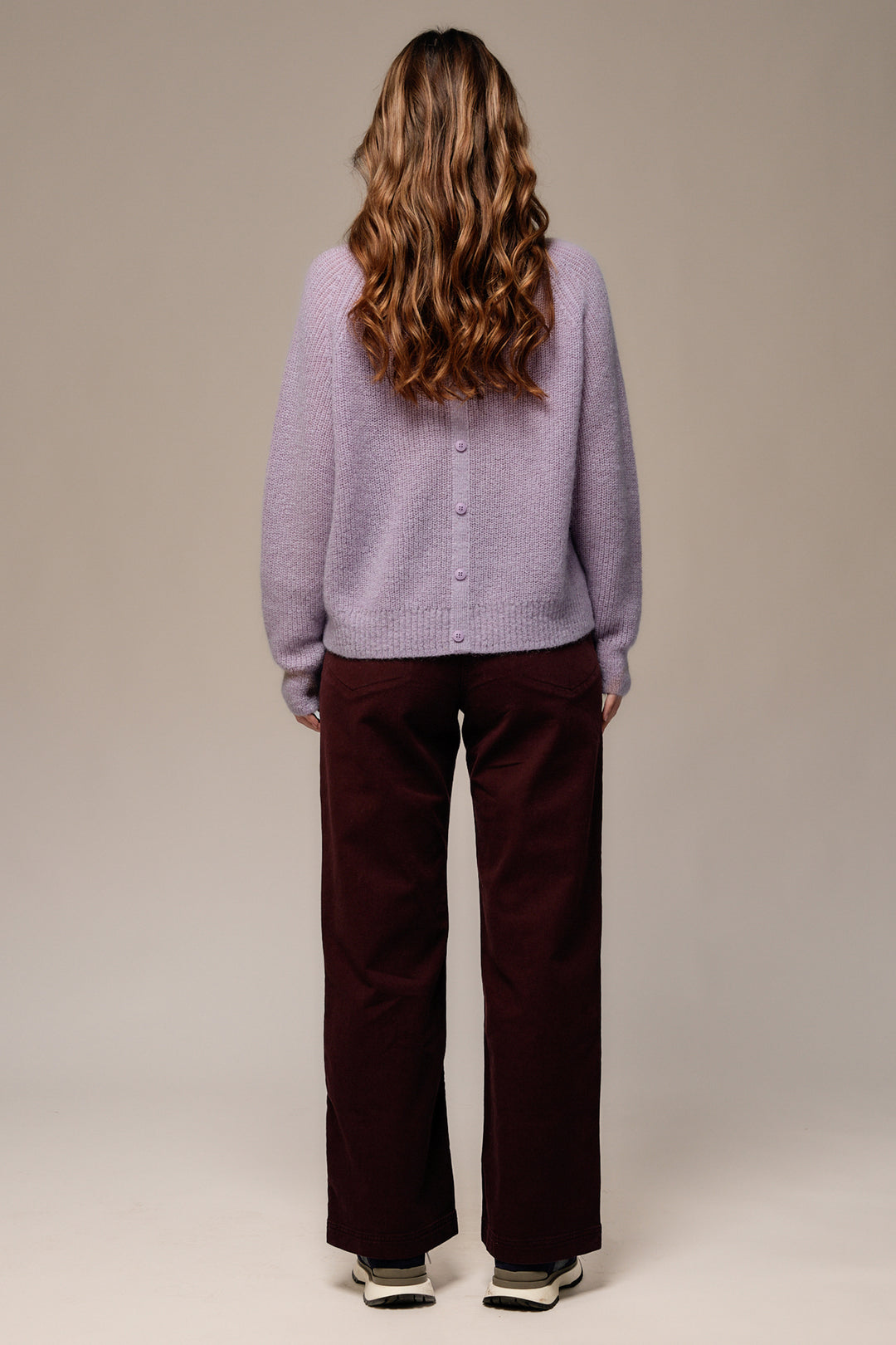 Mat de Misaine Parme Purple Jumper TOPAZO-545, back full length