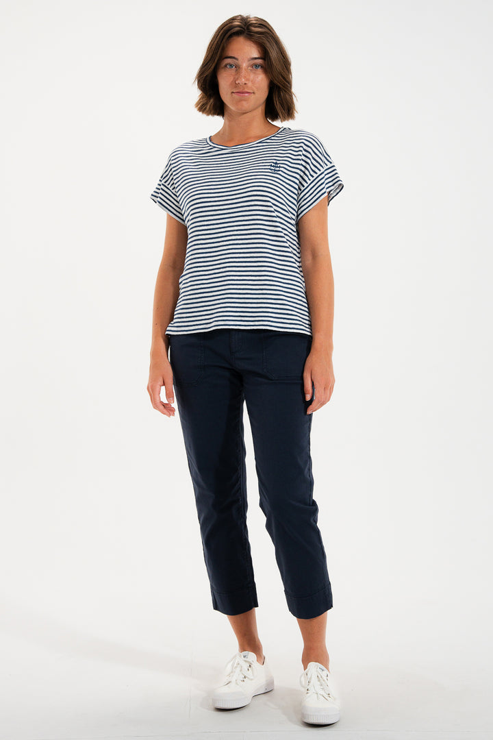 Mat De Misaine Pimoricou 34726 Navy Canopee 3/4 Length Trousers