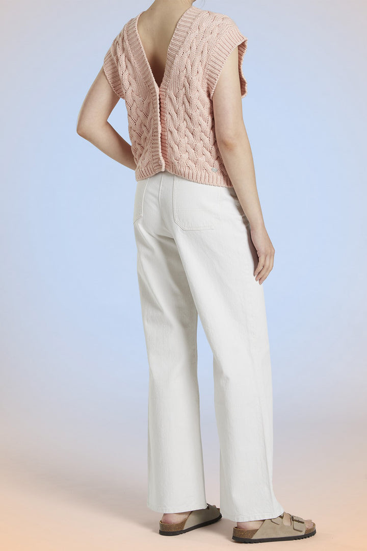 Mat De Misaine Reversable Cardigan Poudre Pink Torsa Card-503 U329 - Shirley Allum Boutique