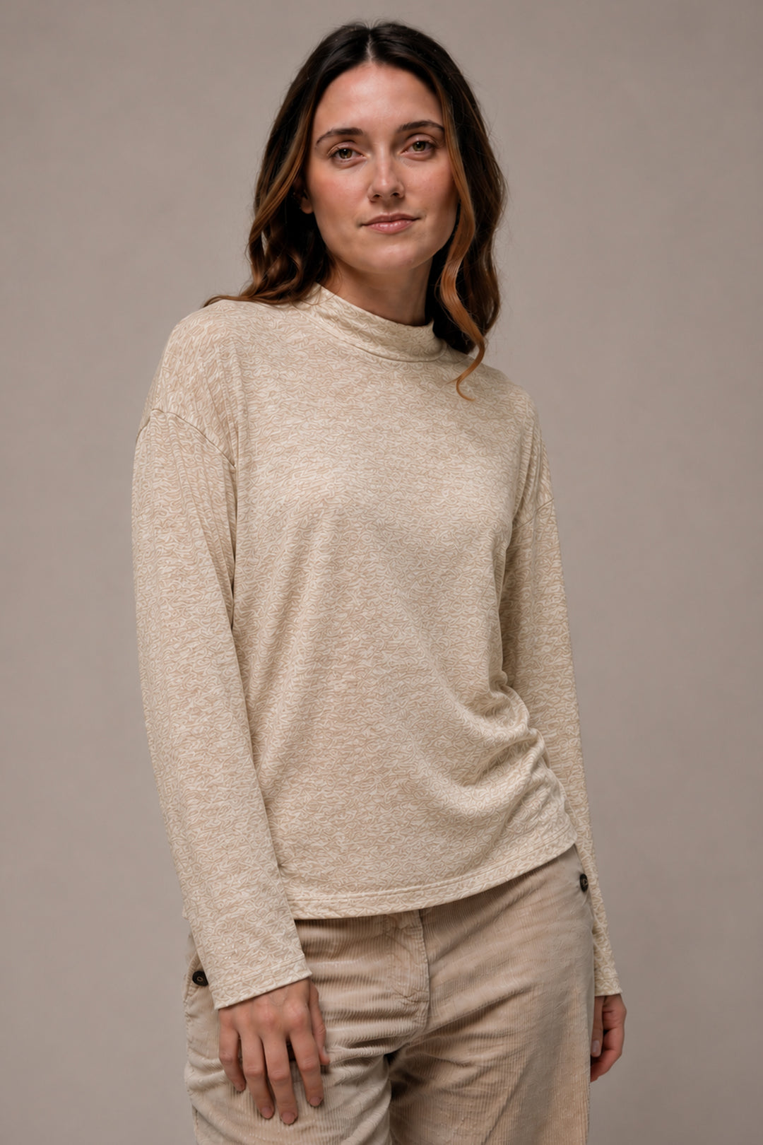 Mat de Misaine Sesame Chine Beige Jumper MAJOKI-645, front view
