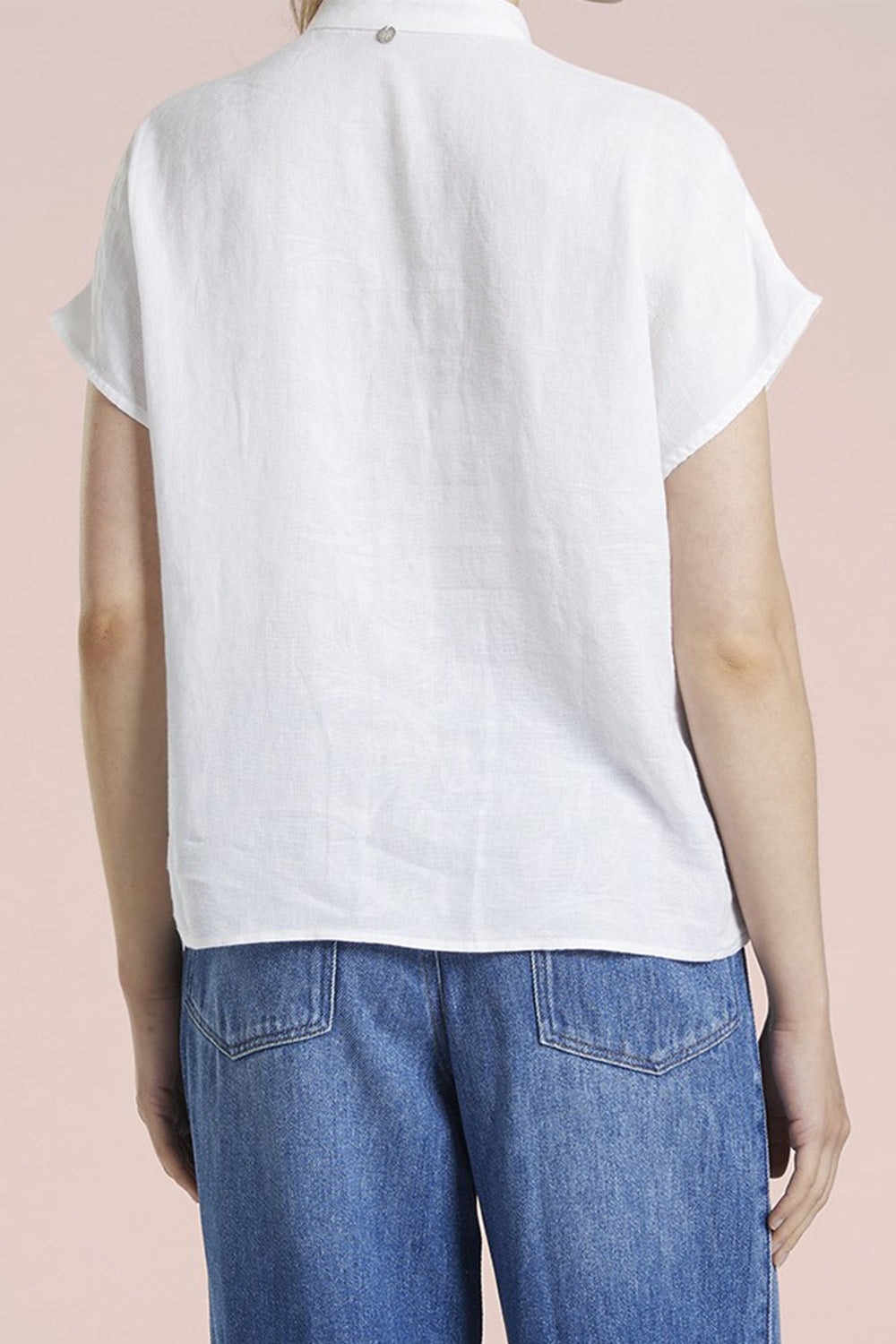 Mat De Misaine Shirt Short Sleeve Blanc White Cabotage-20153 U1 - Shirley Allum Boutique