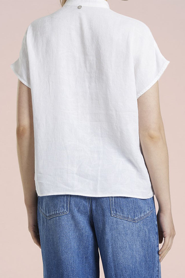 Mat De Misaine Shirt Short Sleeve Blanc White Cabotage-20153 U1 - Shirley Allum Boutique