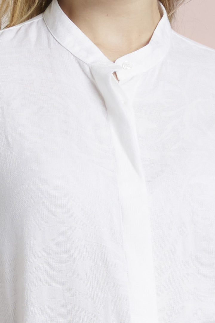 Mat De Misaine Shirt Short Sleeve Blanc White Cabotage-20153 U1 - Shirley Allum Boutique