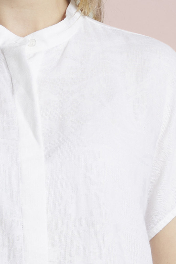 Mat De Misaine Shirt Short Sleeve Blanc White Cabotage-20153 U1 - Shirley Allum Boutique