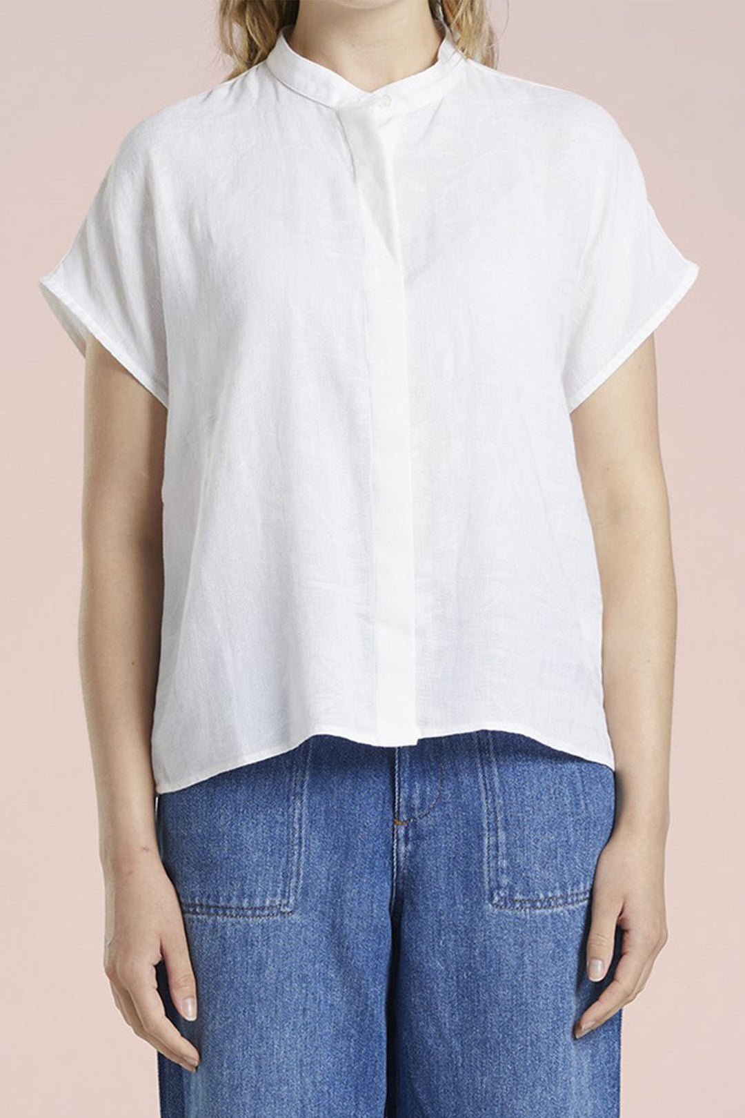 Mat De Misaine Shirt Short Sleeve Blanc White Cabotage-20153 U1 - Shirley Allum Boutique