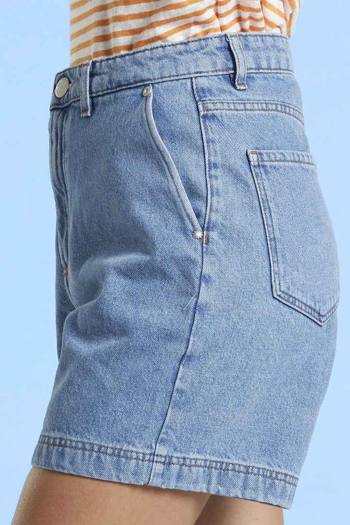 Mat De Misaine Shorts Denim Stone Blue Clair Saline-912 U240C - Shirley Allum Boutique