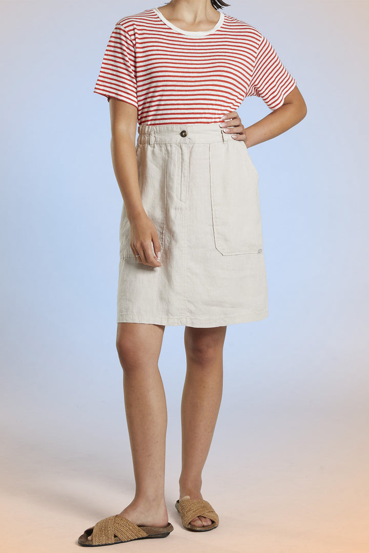 Mat De Misaine T-Shirt Raye Tulipe Red Stripe Mali-625R R38 - Shirley Allum Boutique