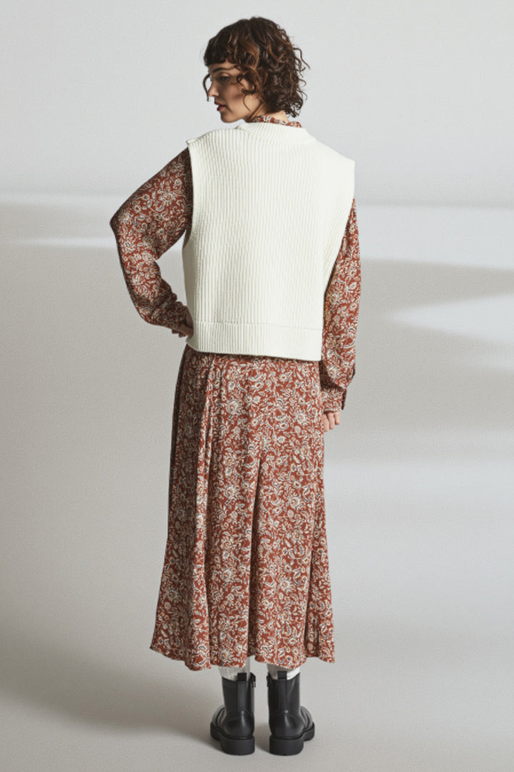 Mat De Misaine Tadi Calcaire Cream Sleeveless Jumper 25H-TADI SM-586 U15