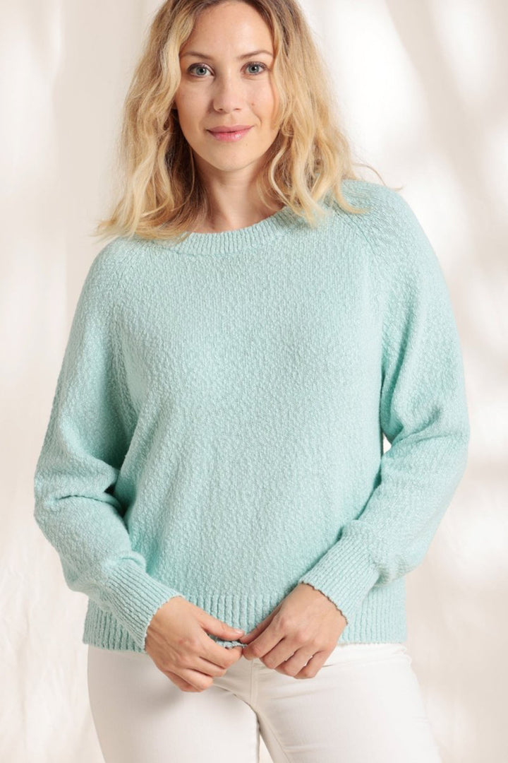 Mat De Misaine Topazo-507 U526 Green Almond Cotton Jumper - Shirley Allum Boutique