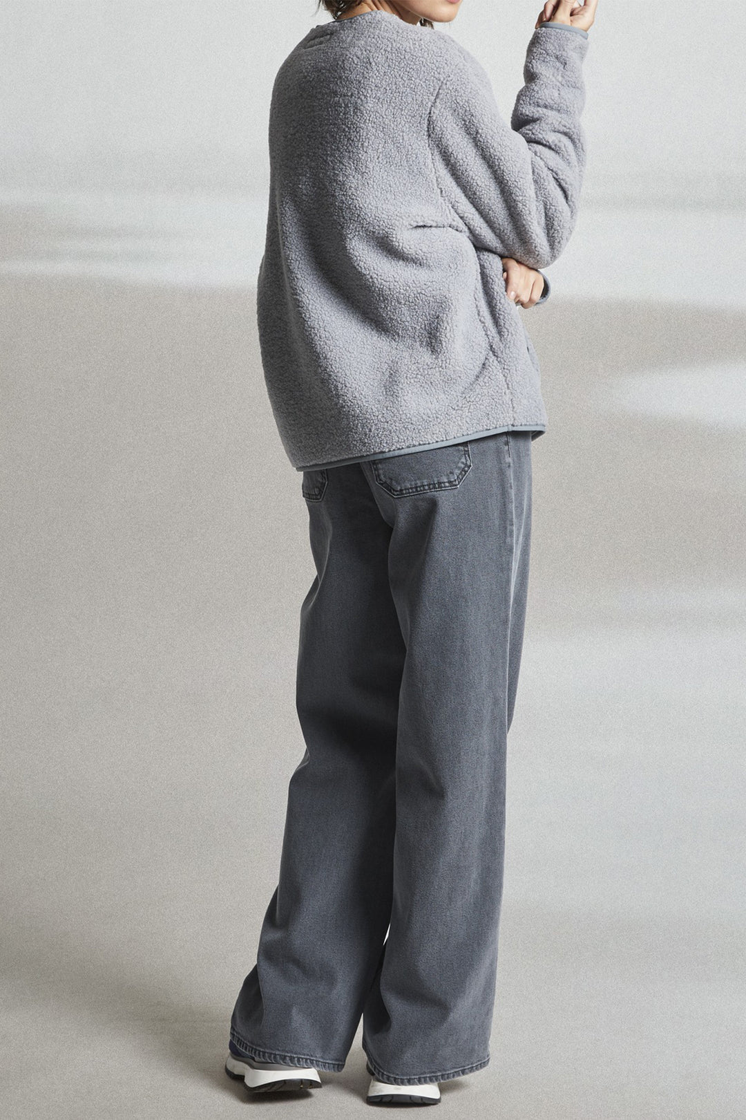 Mat De Misaine Vaisseau Minerais Grey Fleece Jacket 25H-VAISSEAU-606 U913 - Shirley Allum Boutique