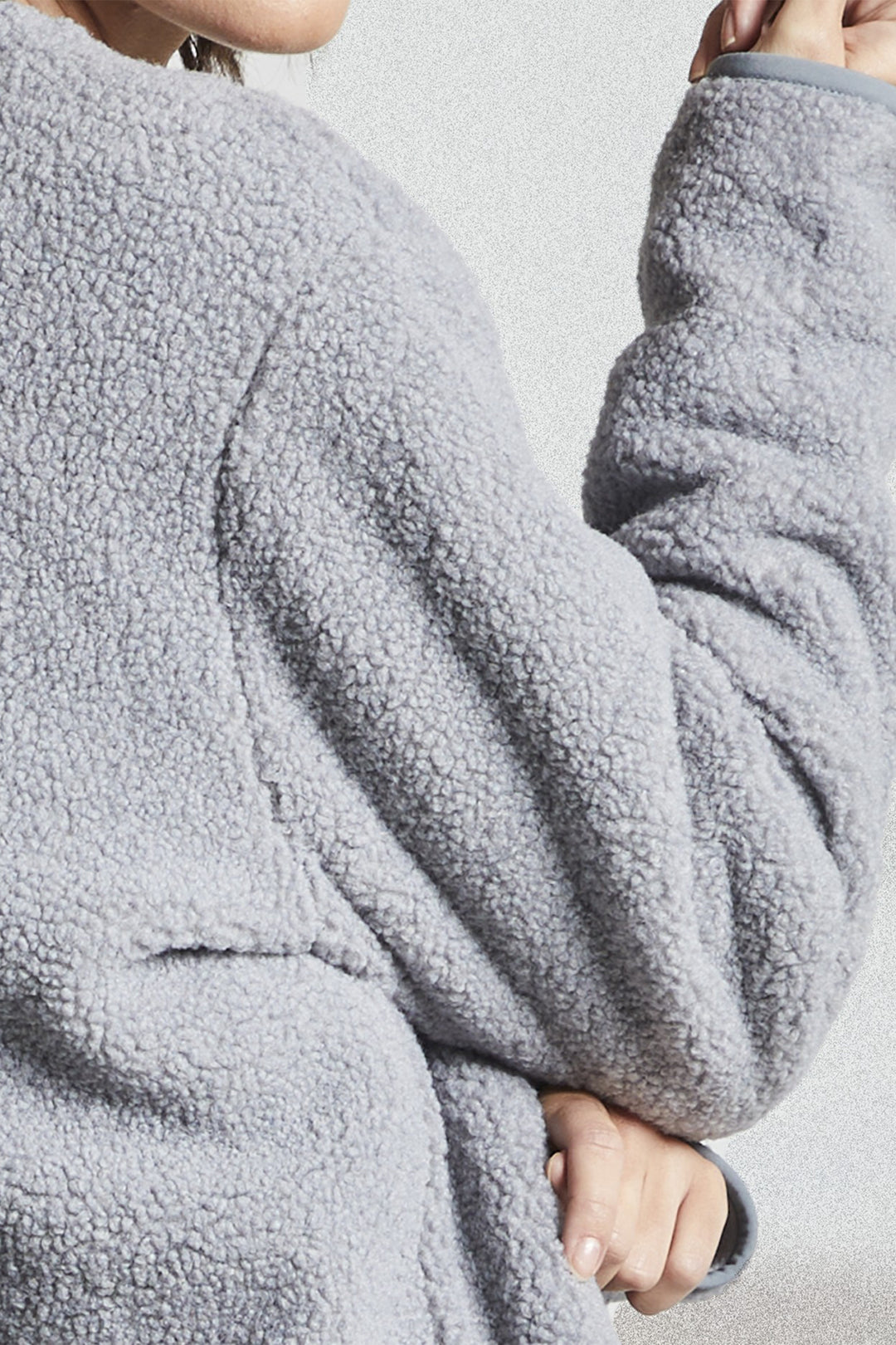 Mat De Misaine Vaisseau Minerais Grey Fleece Jacket 25H-VAISSEAU-606 U913 - Shirley Allum Boutique