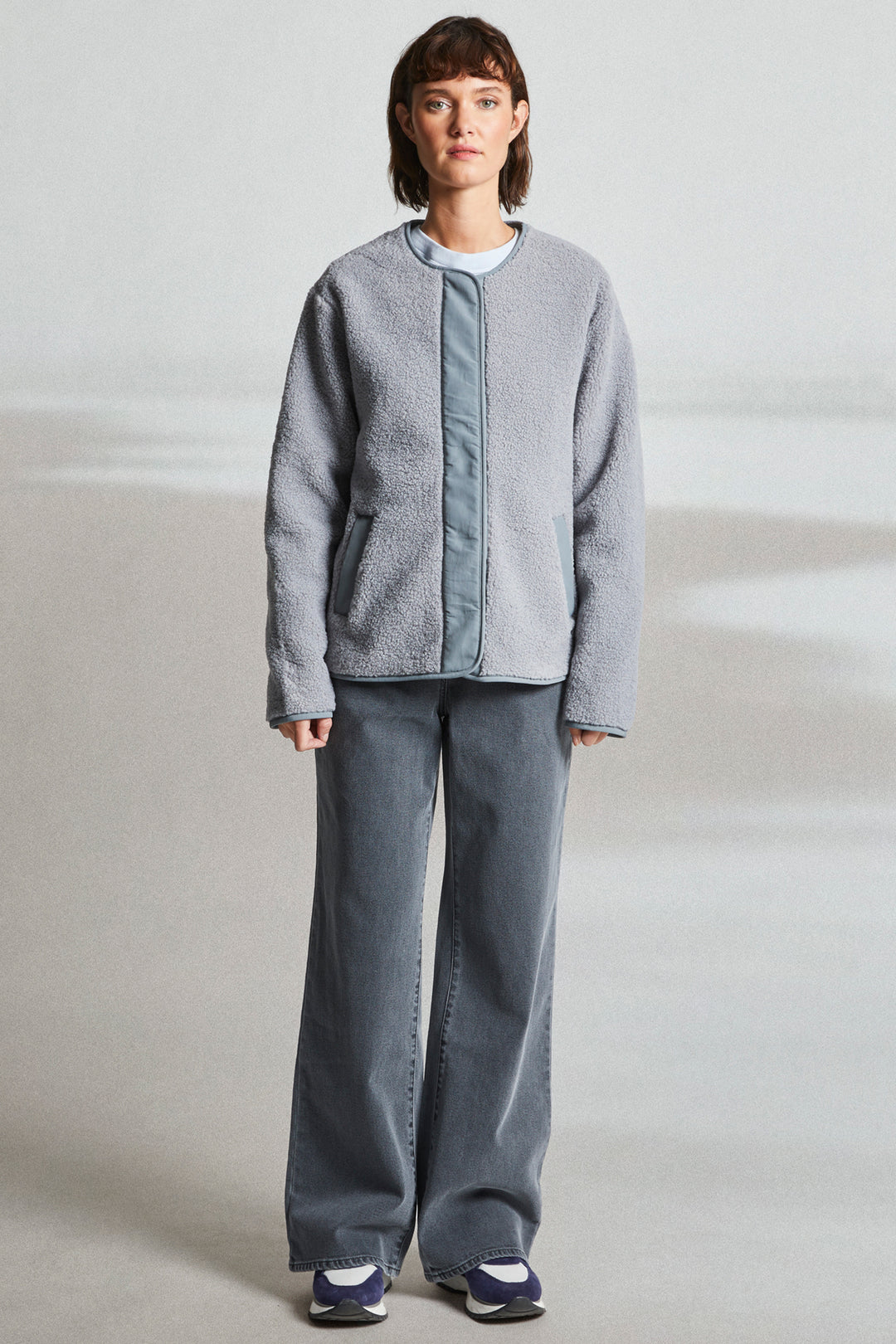 Mat De Misaine Vaisseau Minerais Grey Fleece Jacket 25H-VAISSEAU-606 U913