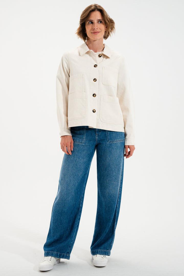 Mat De Misaine Verone 34852 Naturel Cream Utility Jacket