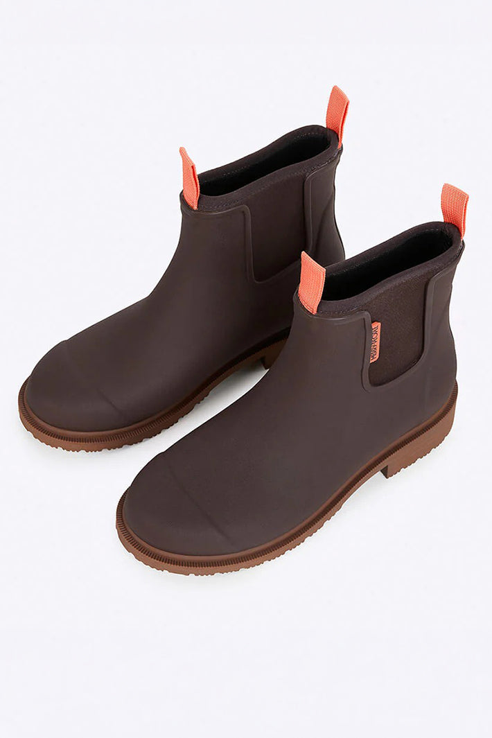 Merry People Bobbi Mocha Brown Short Wellington Boots