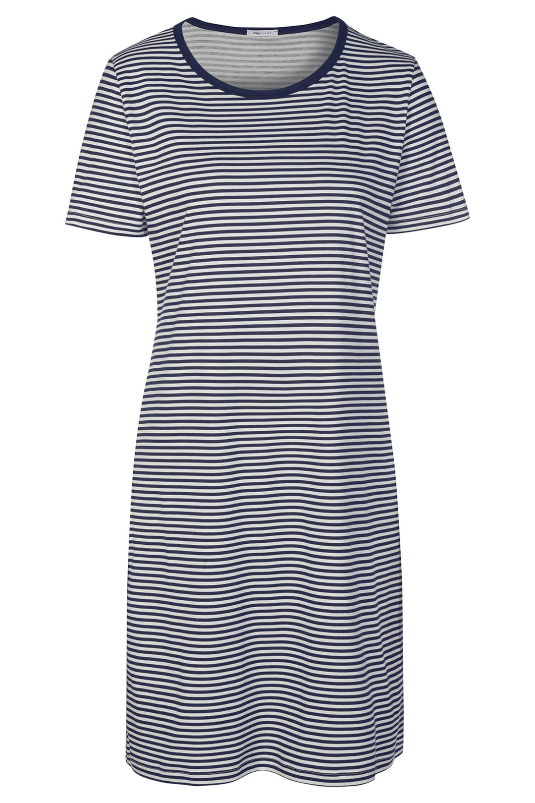 Mey 11951 408 Night Blue Stripe Short Sleeve Sleepshirt - Shirley Allum Boutique