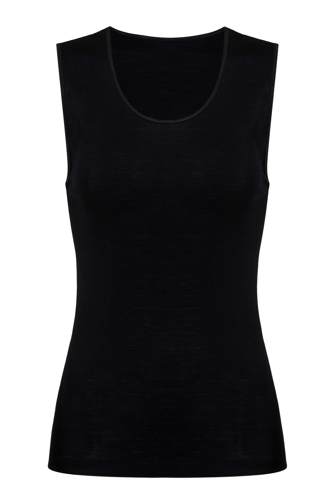 Mey 66575 My Basics Black Exquisite Sleeveless Vest - Shirley Allum Boutique