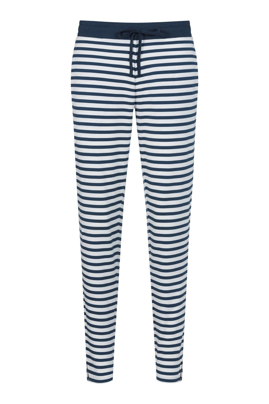 Mey deep shadow navy striped lounge bottoms at Shirley Allum