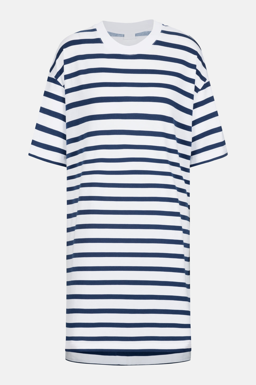 Mey navy striped short sleeved sleep shirt at Shirley Allum