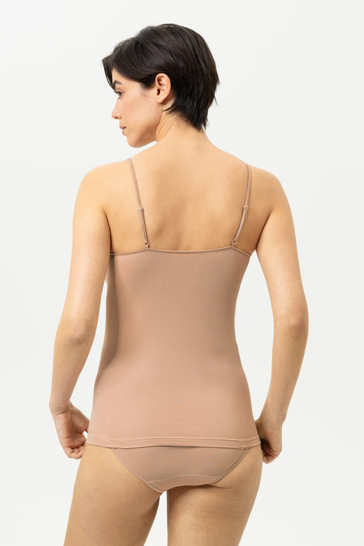 Mey Emotion cream tan camisole top at Shirley Allum