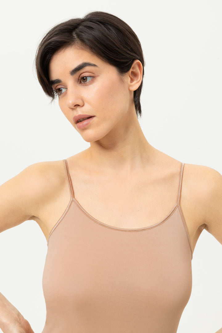 Mey Emotion cream tan camisole top at Shirley Allum