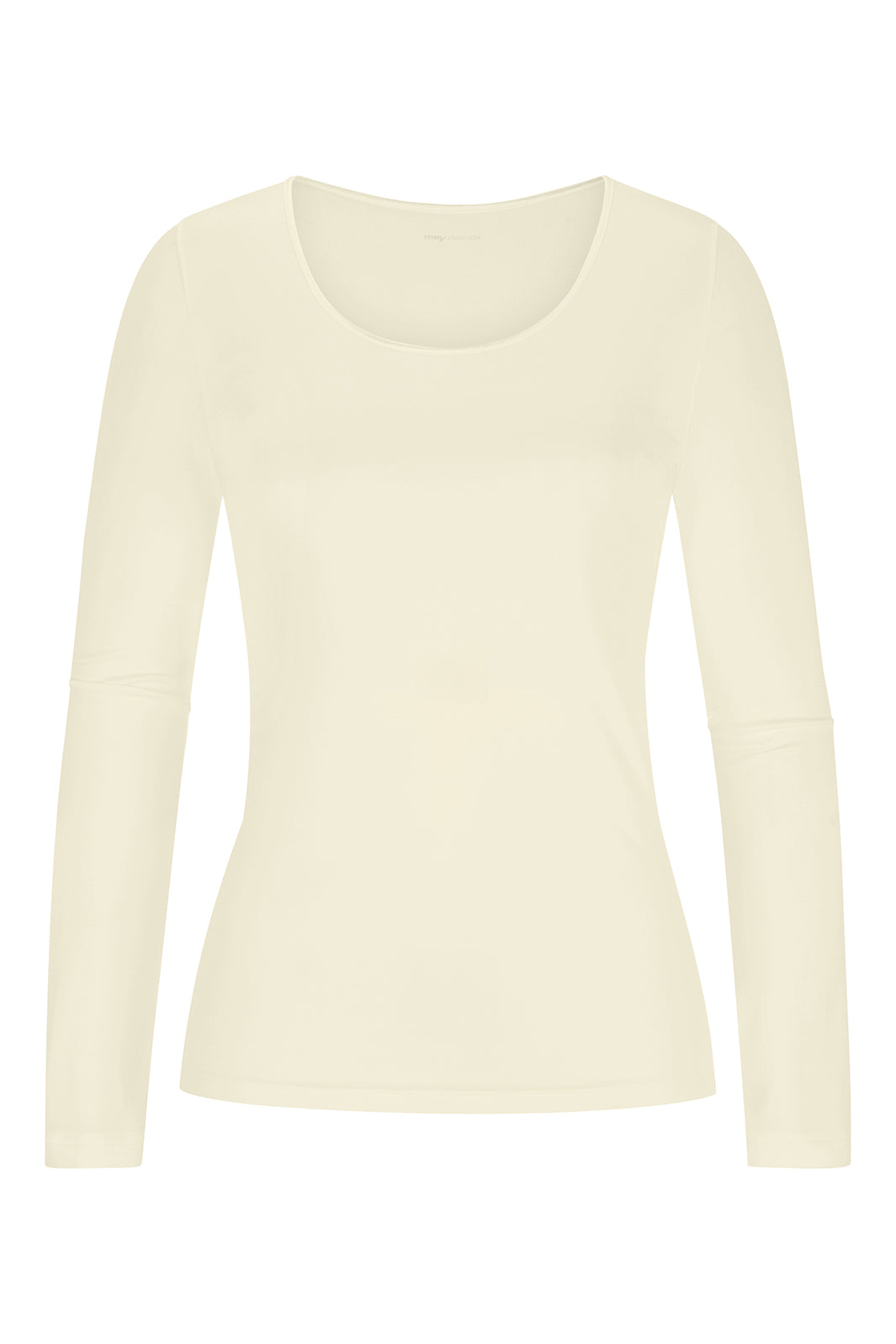 White long-sleeve shirt on a white background