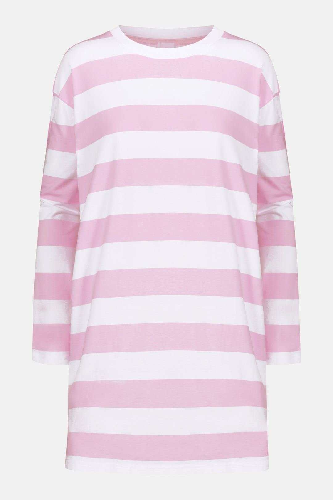 Mey soft pink striped long sleeved sleep shirt at Shirley Allum