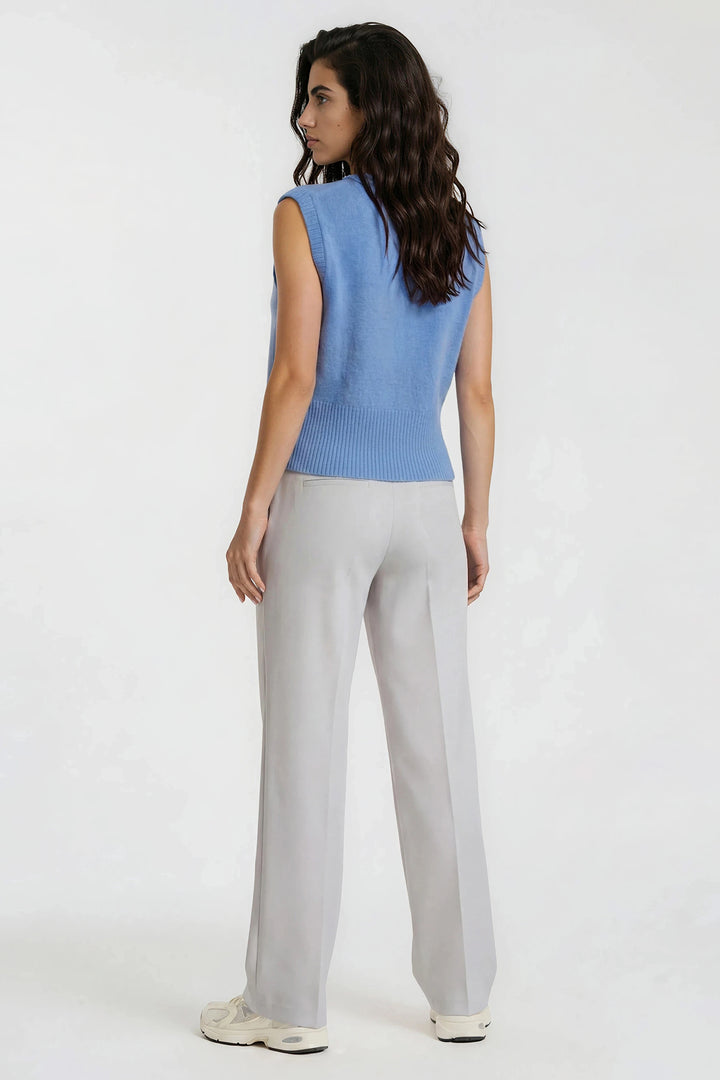 Milano Italy Cornflower Blue Vest 63-5442-9147, side