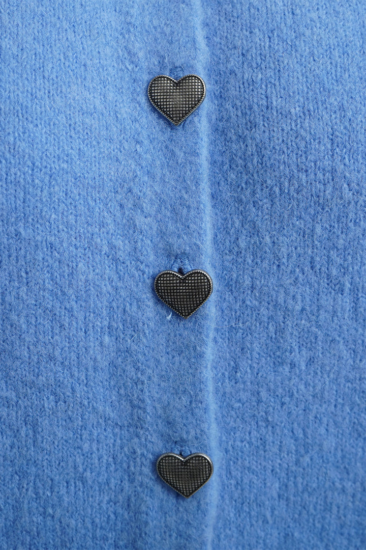 Milano Italy Cornflower Blue Vest 63-5442-9147, styled