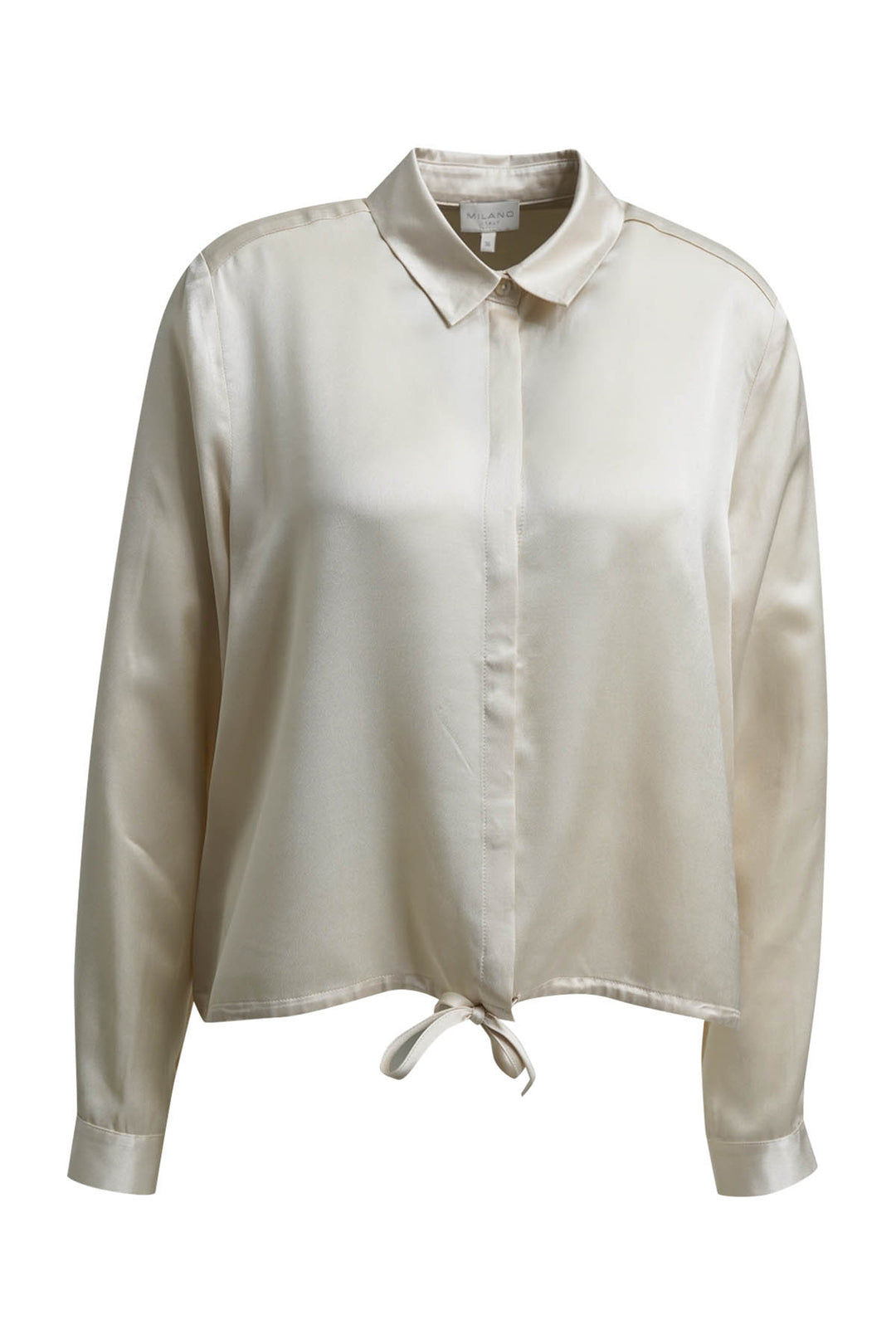 Milano Italy Cream Blouse, styled