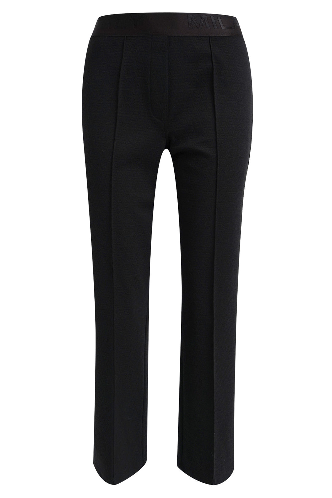 Milano Italy Mocca Print Black Trousers, front