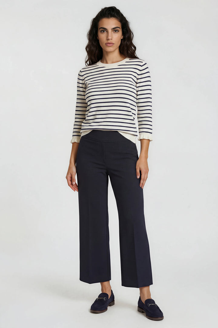 Milano Italy Navy Print Jumper, front