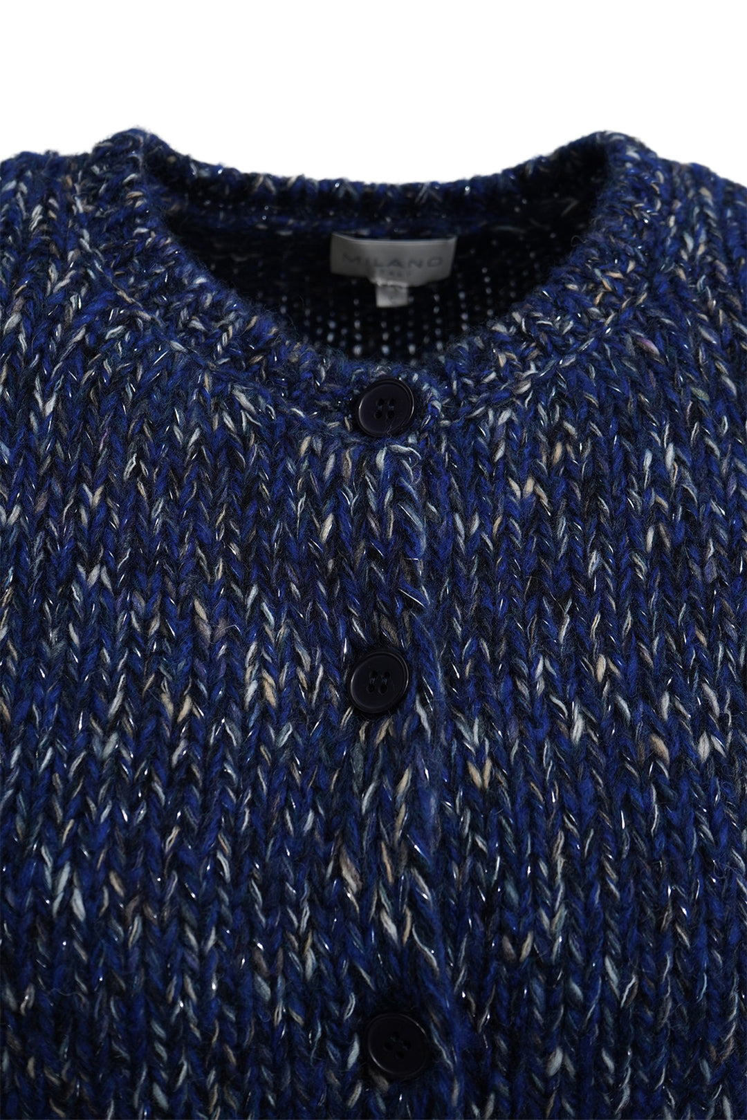 Milano Italy Navy Print Vest, back