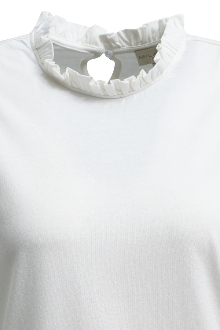 Milano Italy Off White Blouse, back