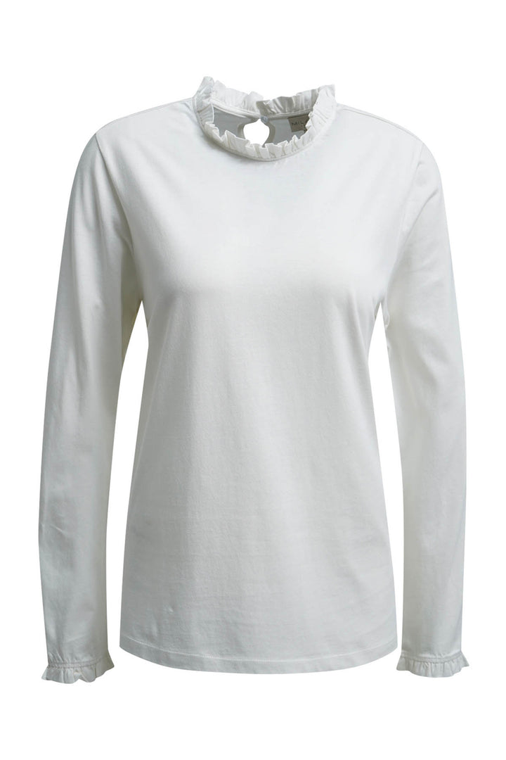 Milano Italy Off White Blouse, front