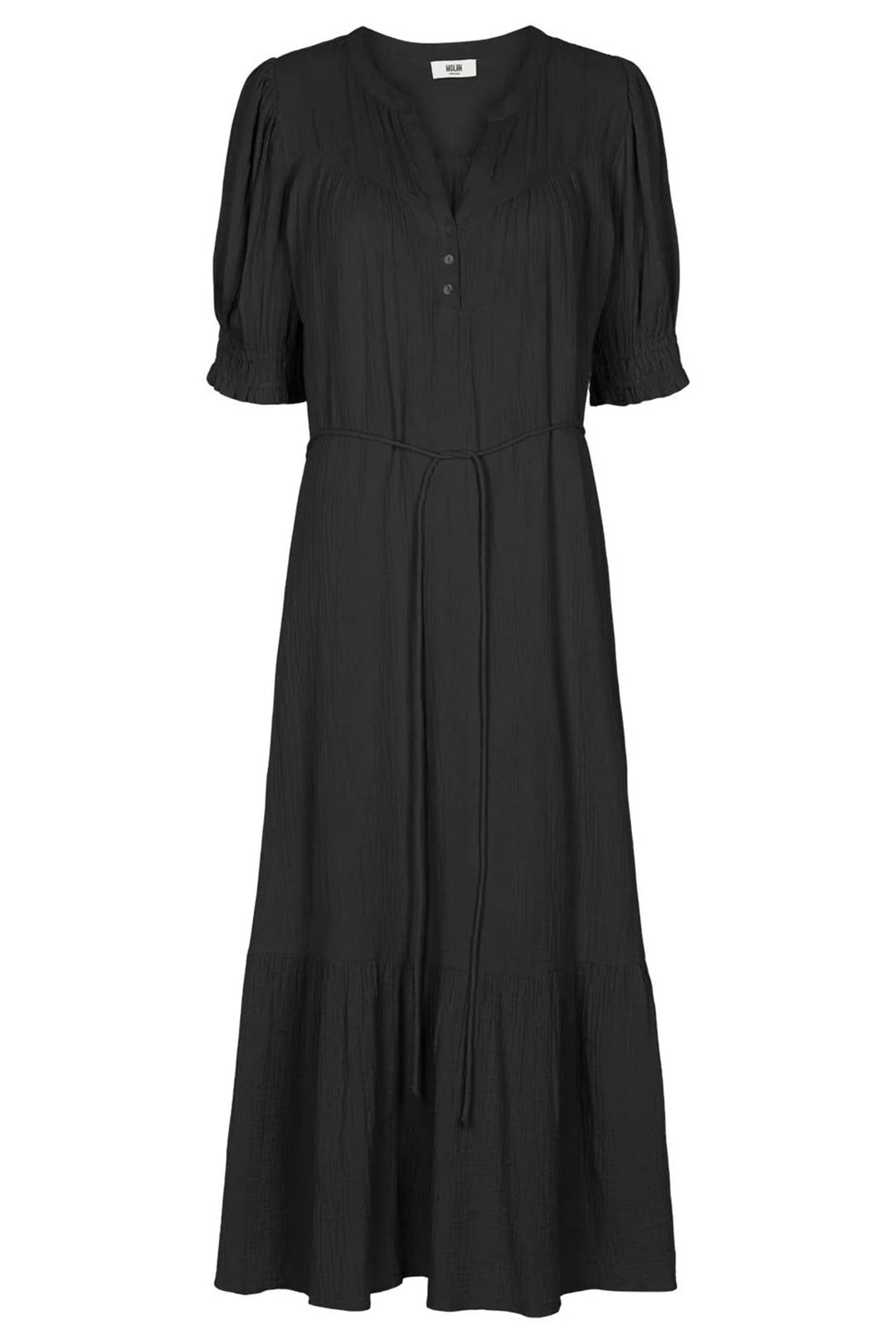 Moliin Copenhagen Alex Black Cotton Dress 2614026